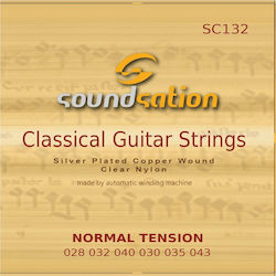 Soundsation Classical Guitar Strings Set Silver...
