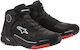 Alpinestars CR-X Drystar Bocanci Motocicletă Bărbați Impermeabili Black/Camo/Red