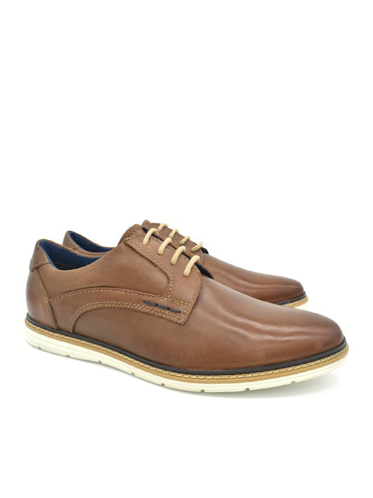 MS257R05 Leder Herren Freizeitschuhe Tabac Braun