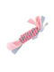 Happypet Little Rascals Fleecy Coil Seilspielzeug Welpen Klein 22εκ. Rosa