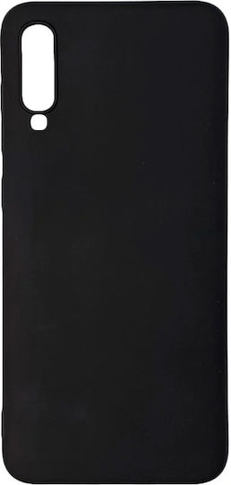 Sonique Liquid Back Cover Σιλικόνης Μαύρο (Galaxy A70)