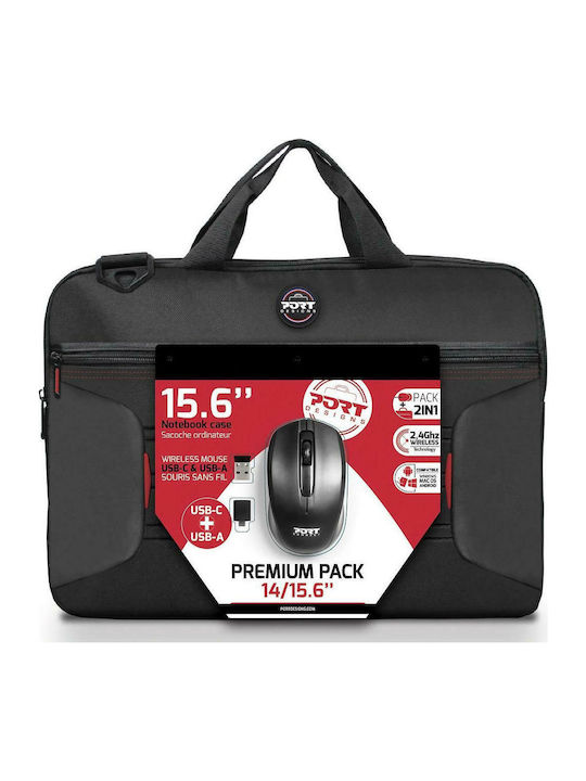 Port Designs Premium Pack Shoulder / Handheld Bag for 15.6" Laptop Black