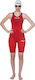 Arena Powerskin Carbon Air² Γυναικείο Αγωνιστικό Ολόσωμο Μαγιό Κολύμβησης Κόκκινο