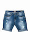 Devergo Frank Herrenshorts Jeans Blau