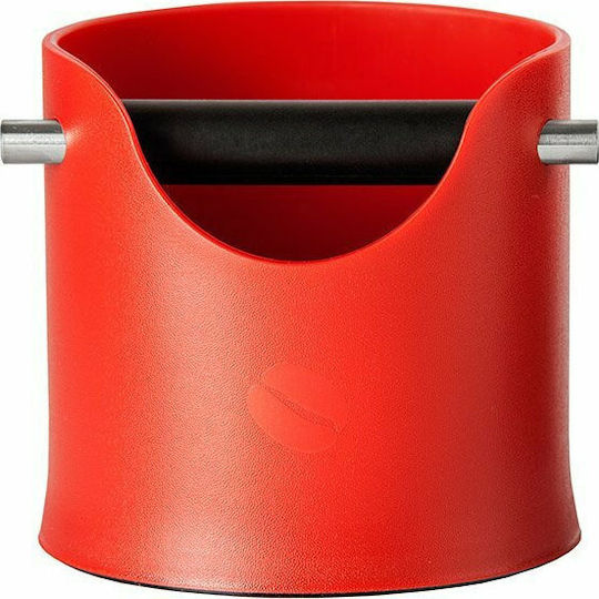 Crema Pro Small Δοχείο Χτυπήματος Κλείστρου από Πλαστικό και Σιλικόνη 13.2x12.7x13.2εκ. Κόκκινο