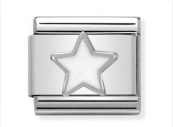Nomination Composable Classic Metallic Threaded Motif for Jewelry in Shape Star