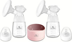 Lorelli Electric Double Breast Pump Daily Comfort Double Electric BPA Free Pink 180ml