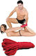 Shibari Fessel-Seil in Rot Farbe