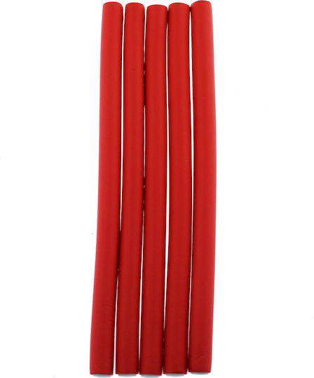 Assim Rollers Bendable in Red Color 5pcs