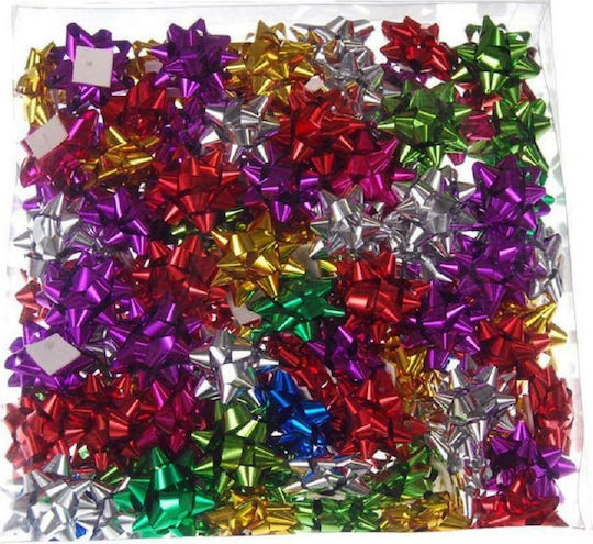 Next Decorative Bow for DIY Crafts 100pcs 3x3cm (Μiscellaneous colours)