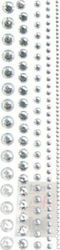 Next Autocolant decorativ pentru proiecte DIY Silver 130buc