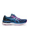 Gel-Nimbus 23 Damen Sportschuhe Laufen Grand Shark / Digital Aqua
