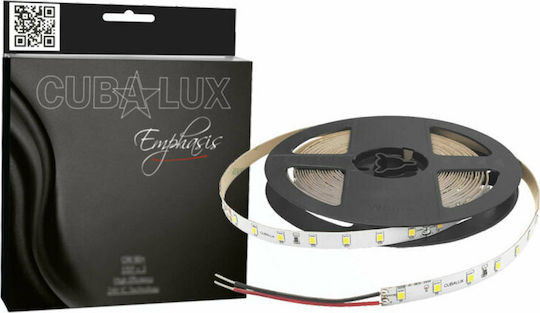 Cubalux Wasserdicht LED-Streifen 24V Kaltweiß Licht 5m Typ COB