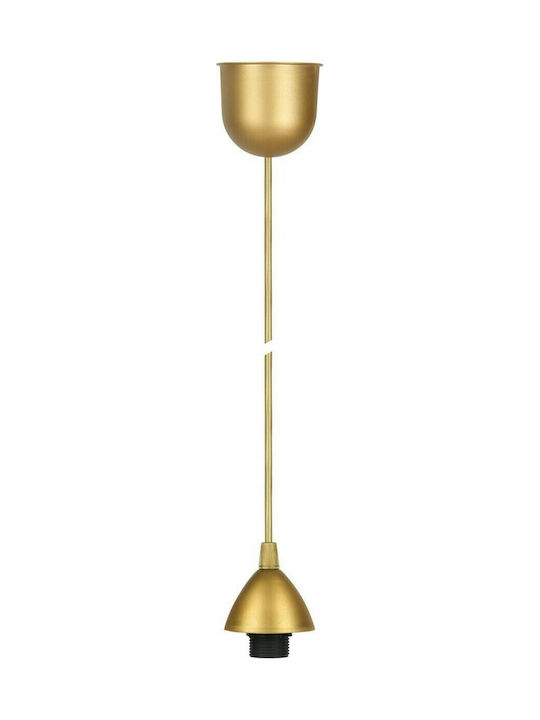 VK Lighting VK/V71E14/GD Pendant Light Suspension for Socket E14, E.14 Gold