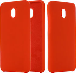 Sonique Liquid Umschlag Rückseite Silikon Rot (Redmi 8A) 46-61575