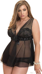 Leg Avenue Boudoir Set Plus Size Sexy Lingerie Set Plus Size Black