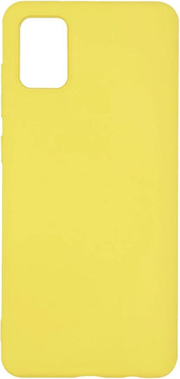Sonique Liquid Back Cover Silicon Galben (Galaxy A31)
