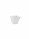 Art et Lumiere Diagonal Cup Coffee Porcelain White 270ml