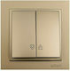 Mono Electric Despina Metallic Recessed Wall Sw...