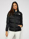 The North Face Diablo Women's Hiking Short Puffer Jacket for Winter with Hood Black