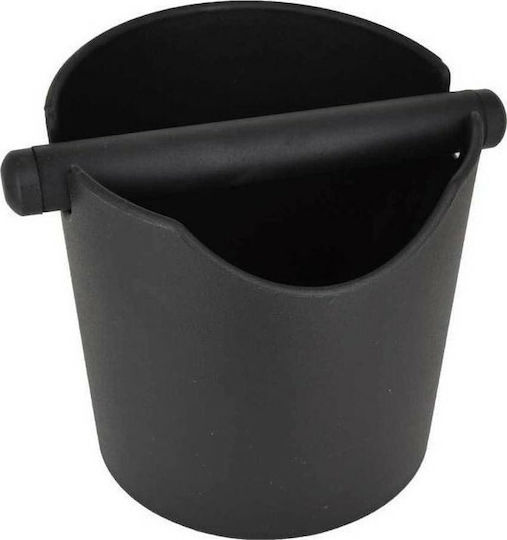 Rhino Coffee Gear Waste Knock Box Container from Silicone and Plastic 13.5x13.5x15cm Black