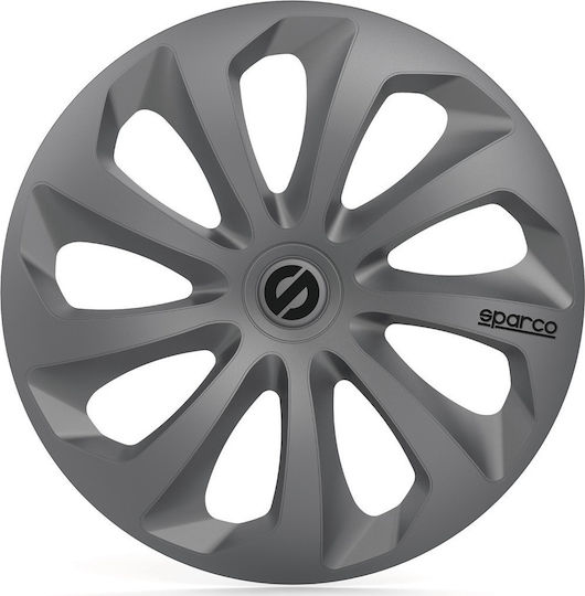 Sparco Σετ Τάσια Αυτοκινήτου Sicilia 4τμχ 13" Γκρι