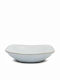 Nava White Sugar Plate Soup Square Ceramic White 22.5x22.5cm