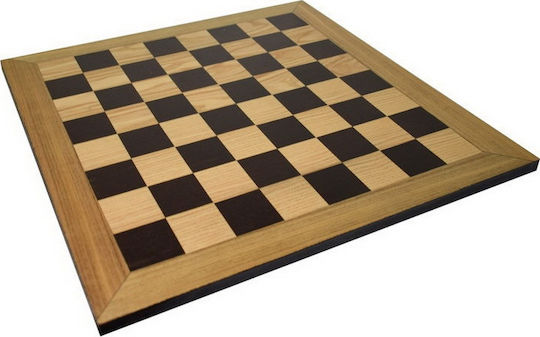 Handmade Chess Olive Wood with Pawns 38x38cm