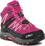 CMP Kids Waterproof Hiking Boots Rigel Mid Fuchsia