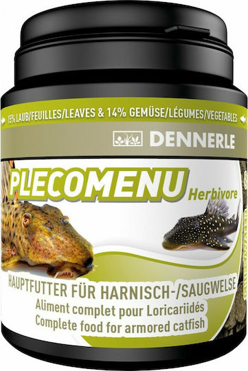 Dennerle Plecomenu Herbivore Τροφή για Ψάρια Βυθού 200ml