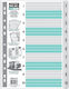 Skag Plastic Dividers for Documents A4 with Hol...