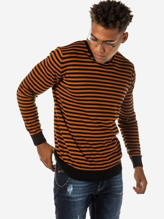 Brokers Jeans Men's Long Sleeve Sweater Camel