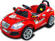 Kinder Auto Einsitzer mit Fernbedienung Cabrio 7577 6 Volt Rot