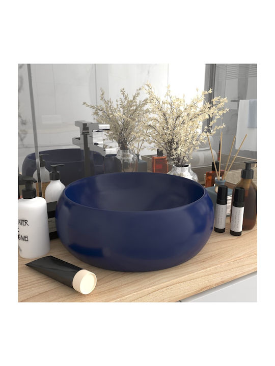vidaXL Επικαθήμενος Νιπτήρας Κεραμικός 40x40x15...