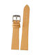 Tzevelion Leather Strap Beige 18mm