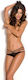 Anais Apparel Jill Open Panty Black