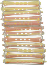 Assim 03 Cold Wave Rods Hair Roller Yellow 12pcs ΜΠΙΚ03