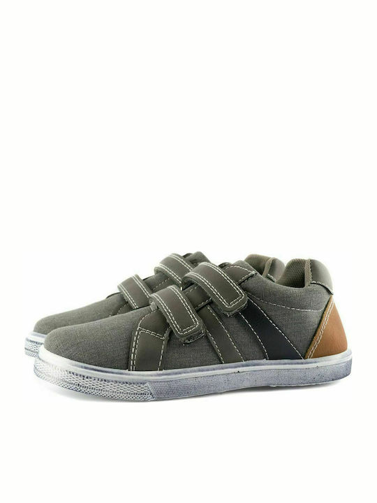 Meridian Kinder-Sneaker B310273 mit Klettverschluss Gray