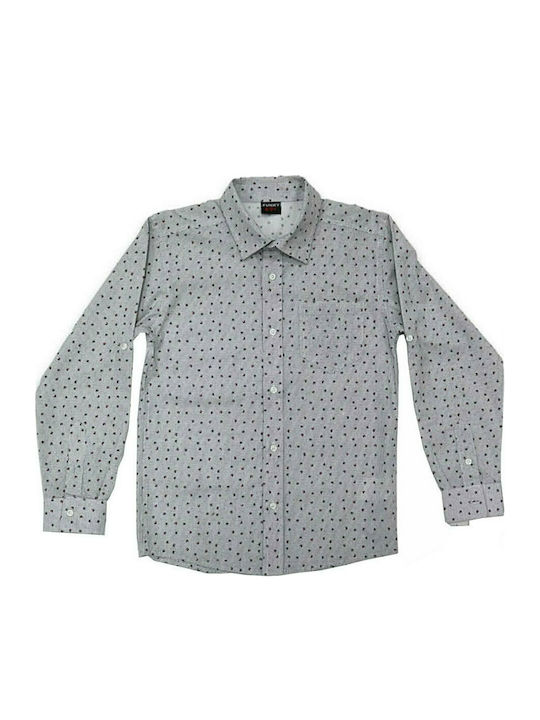 Funky Kids Polka Dot Shirt Gray