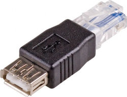 Akyga AK-AD-27 USB-A Female to RJ-45 Male Converter