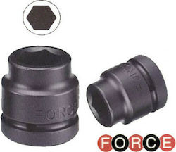 Force Căpăcel Pneumatic - Pneumatic Hexagonal cu Patrat de Prindere 1" Diametru 46mm 1buc