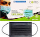 Como Disposable Surgical Mask Type II Black 50pcs