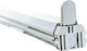 Aca Lighting Batten Double-Ended with 1 Slot for LED Lamp T8 60cm