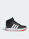 Hoops Hoops 2 Kids Sports Shoes Basketball with Laces Core Black / Cloud White / Vivid Red
