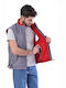 Ergo Waterproof Safety Vest with Fleece Lining Gray