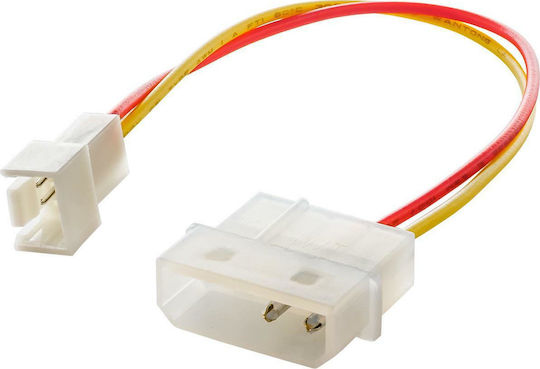 Akyga 4-Pin Molex - Cable 0.15m Πολύχρωμο AK-CA-36