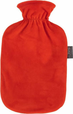 Fashy 6712 Hot Water Bottle with Cover Red 2000ml