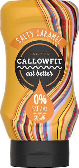 Callowfit Syrup Eat Better with Salted Caramel Flavour Sugar Free 300ml