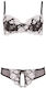Cottelli Collection Embroidery Lingerie Set Sexy Σετ Εσωρούχων Μαύρο