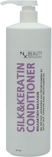 NX Beauty Professional Silk & Keratin Infusion Conditioner Reconstruction/Nourishment for All Hair Types 1000ml